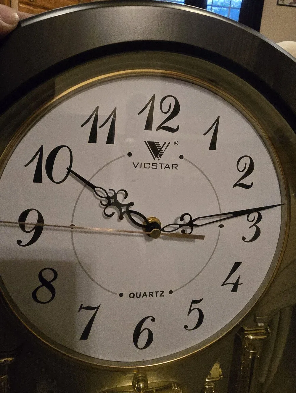 Gold and Brown Decorative Wall Clock